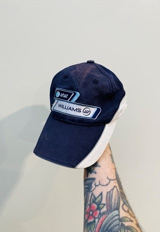 Vintage Williams F1 At&t Racing Embroidered hat cap