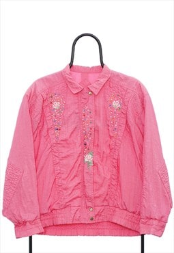 Vintage 90s Abraxas Customised Pink Jacket Womens