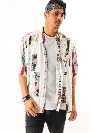 VINTAGE PATTERN SHIRT PSAW325D
