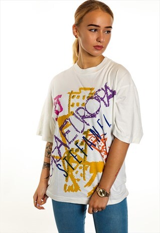 VINTAGE PATTERNED T-SHIRT T300