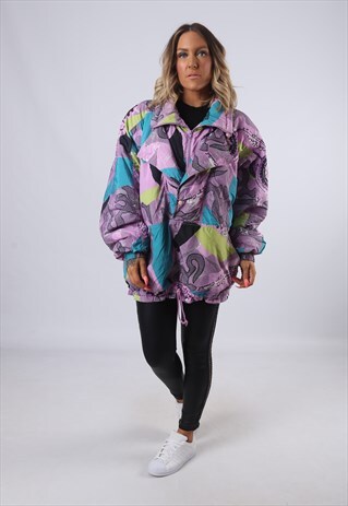 SKI JACKET SNOW SPORTS OVERSIZED WINTER UK 14 - 16 (FM4O)