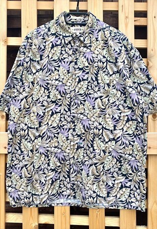 Vintage Campria multicoloured floral wavey shirt XL