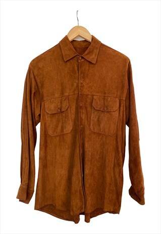 Vintage brown suede shirt | WhatPeopleSay | ASOS Marketplace