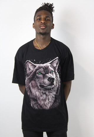 VINTAGE GRAPHIC WOLF 90S T-SHIRT