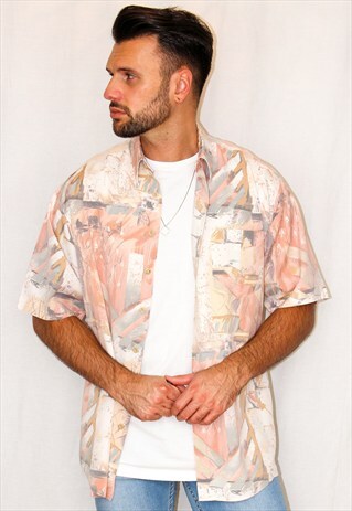 VINTAGE ABSTRACT PRINT FESTIVAL SHIRT
