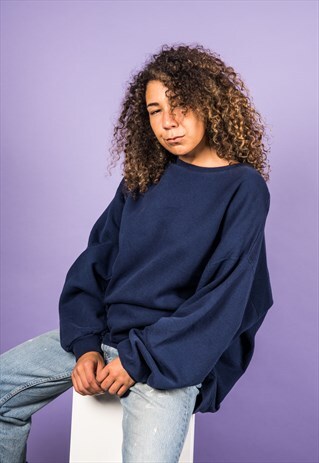 VINTAGE 1990S SWEATER IN BLUE