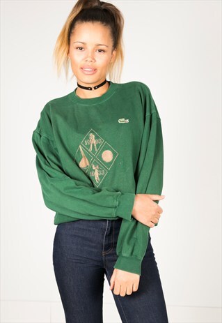 VINTAGE 90S LACOSTE SWEATSHIRT/ R0685