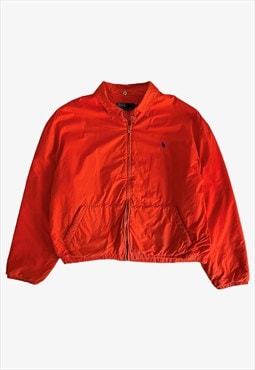 Vintage 90s Women's Polo Ralph Lauren Orange Jacket