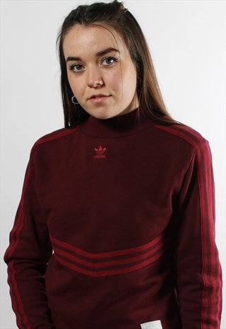 adidas maroon sweater