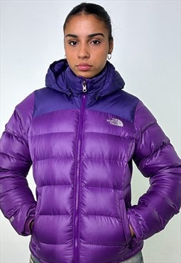 Purple y2ks The North Face 700 Series Puffer Jacket Coat