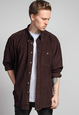 VINTAGE OVERSIZED CORDUROY SHIRT