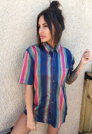 OVERSIZED RETRO 90S 80S VINTAGE UNISEX FESTIVAL SHIRT.