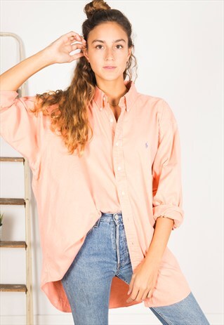 VINTAGE 80S POLO RALPH LAUREN SHIRT / R4110C701