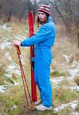 Vintage 90s Iridescent Zebra Pattern Winter Snow Ski Suit