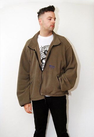 EDDIE BAUER FLEECE (3XL) VINTAGE 90S JACKET EBTEK OUTDOORS