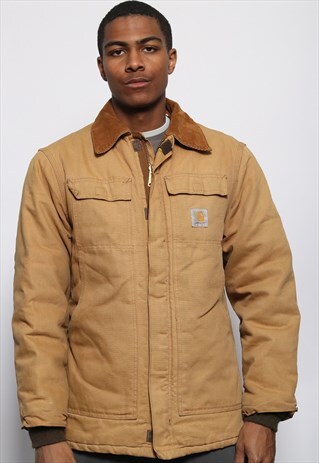 VINTAGE CARHARRT WORKWEAR JACKET BROWN