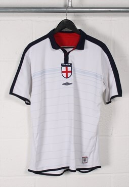 Vintage Umbro England Football Shirt Reversible Large
