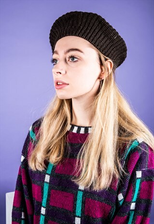 VINTAGE HAT IN BROWN
