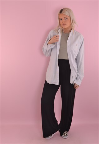 RALPH LAUREN GRANDAD COLLAR SHIRT GRL1668