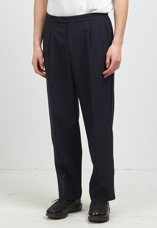 VINTAGE NAVY TROUSERS BOTTOMS