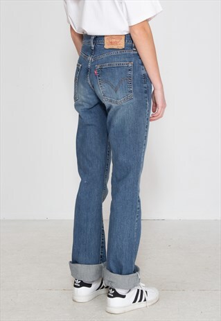 VINTAGE BLUE LEVI'S 525 FIT DENIM JEANS