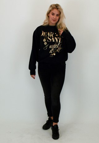 VINTAGE NIKE I WANT IT ALL CHRISTMAS JUMPER