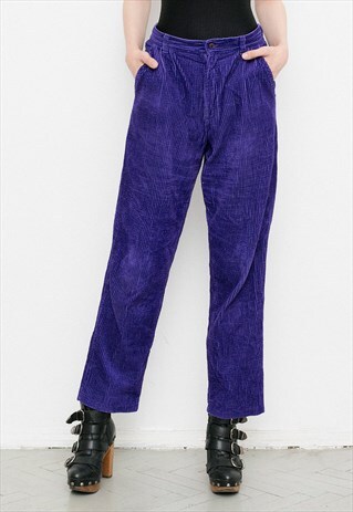 VIOLET CORDUROY PANTS