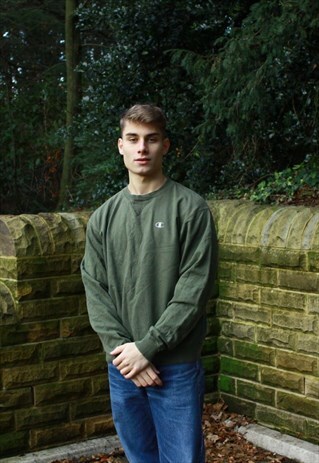 VINTAGE GREEN CHAMPION SWEATSHIRT