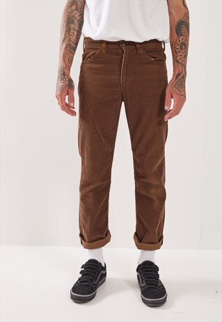 VINTAGE LEVI'S STRAIGHT LEG CORDUROY TROUSERS