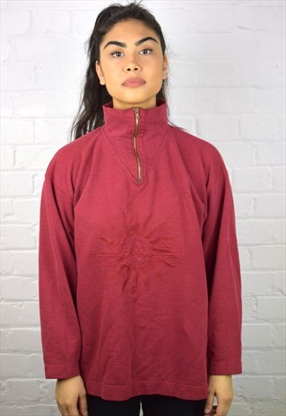VINTAGE 90'S 1/4 ZIP SWEATSHIRT