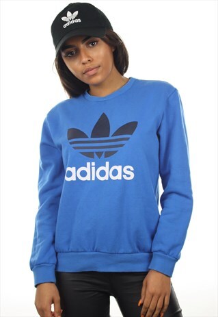 VINTAGE ADIDAS ORIGINALS BIG LOGO SWEATSHIRT JUMPER