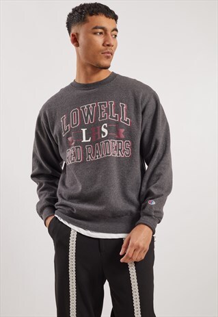 VINTAGE CHAMPION LOWELL RED RAIDERS SWEATSHIRT