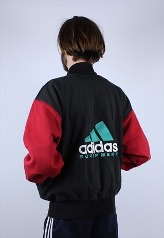 ADIDAS EQUIPMENT VINTAGE HOODIES VERY RARE BIG LOGO