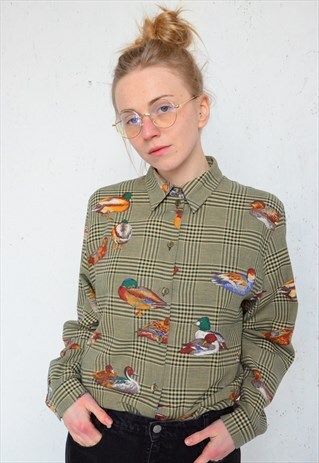 GERRY WEBER 90S VINTAGE SHIRT WITH DUCKS