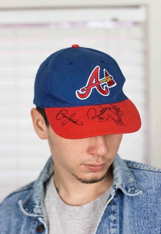 VINTAGE ATLANTA BRAVES CAP LOGO 90S ONE SIZE 2.2