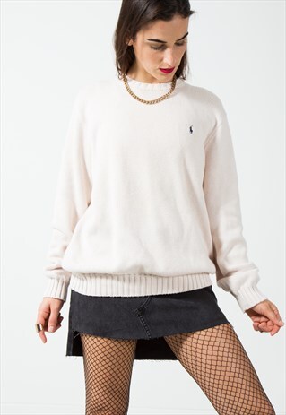 VINTAGE POLO RALPH LAUREN KNIT JUMPER / S633