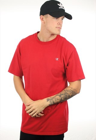 VINTAGE CHAMPION USA SMALL LOGO T SHIRT TEE