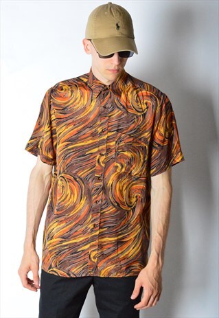 VINTAGE 80S COLOURFUL PSYCHADELIC FESTIVAL SHIRT