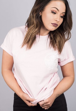 FIND YOUR WAY BABY PINK T-SHIRT
