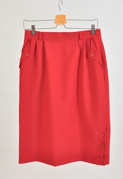 Vintage 90s skirt in cherry red