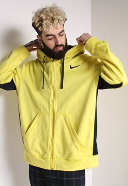 Vintage Nike Hoodie Jacket Yellow