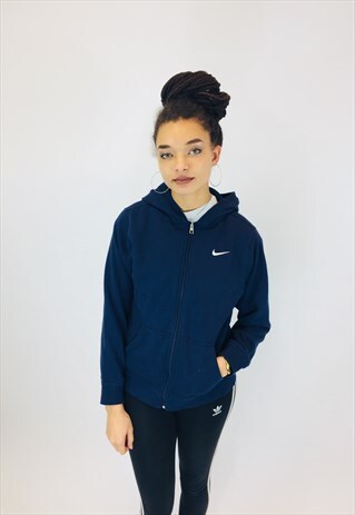 NIKE BLUE SWOOSH HOODIE