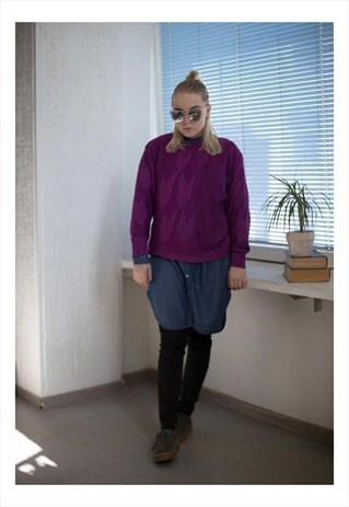 VINTAGE 90'S PURPLE JUMPER