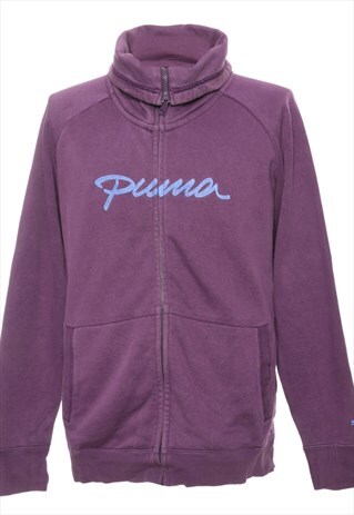VINTAGE PURPLE PUMA TRACK TOP - XL