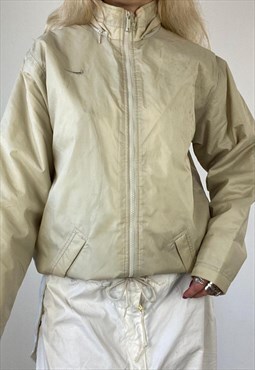 90s beige/ cream Nike windbreaker jacket
