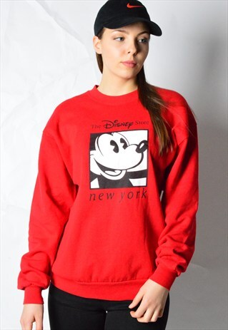 VINTAGE 90S RED MICKEY DISNEY SWEATSHIRT