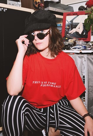 NO TIME FOR ROMANCE T-SHIRT