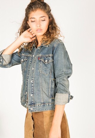VINTAGE 80'S LEVI'S DENIM JACKET / S0609