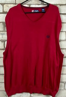 Red Chaps Sleeveless Jumper Mens XXL