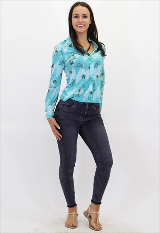 VINTAGE ABSTRACT PATTERN FESTIVAL SHIRT